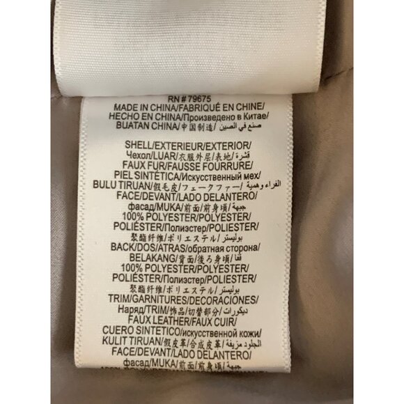 BCBGeneration Womens Faux Fur Plush Hooded Coat Size M - Picture 5 of 11